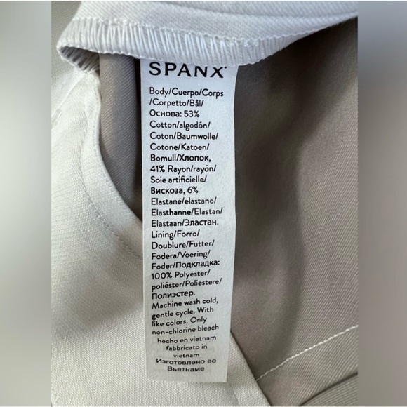 Spanx Women's Slim Straight Pants 20372R Classic White Classic Sz Medium NWT - Picture 9 of 14